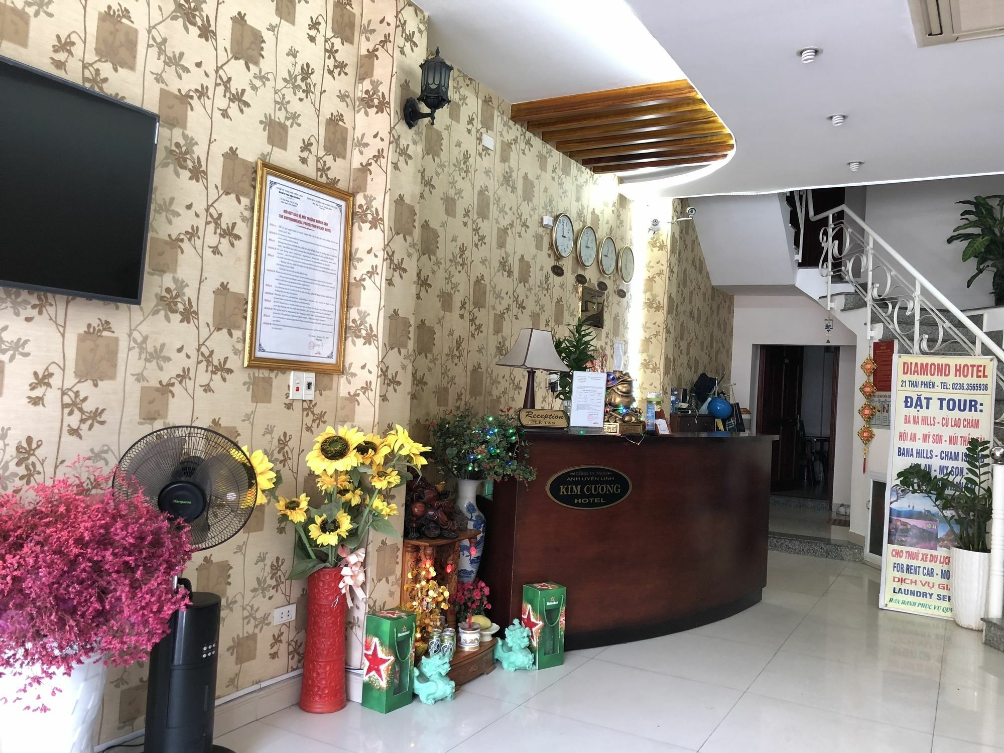 Kim Cuong Hotel Дананг Экстерьер фото